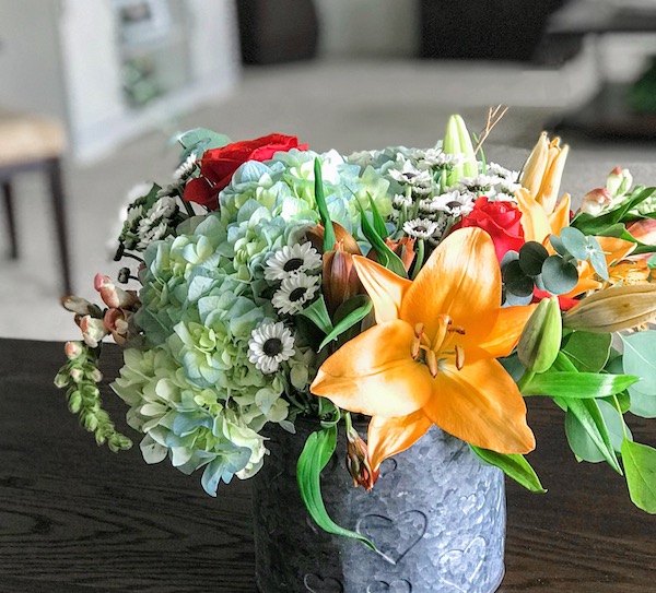 Farmhouse Floral Centerpiece