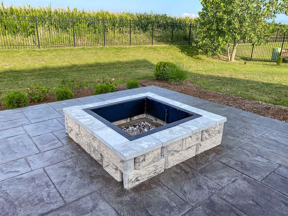 DIY Backyard Fire Pit Installation