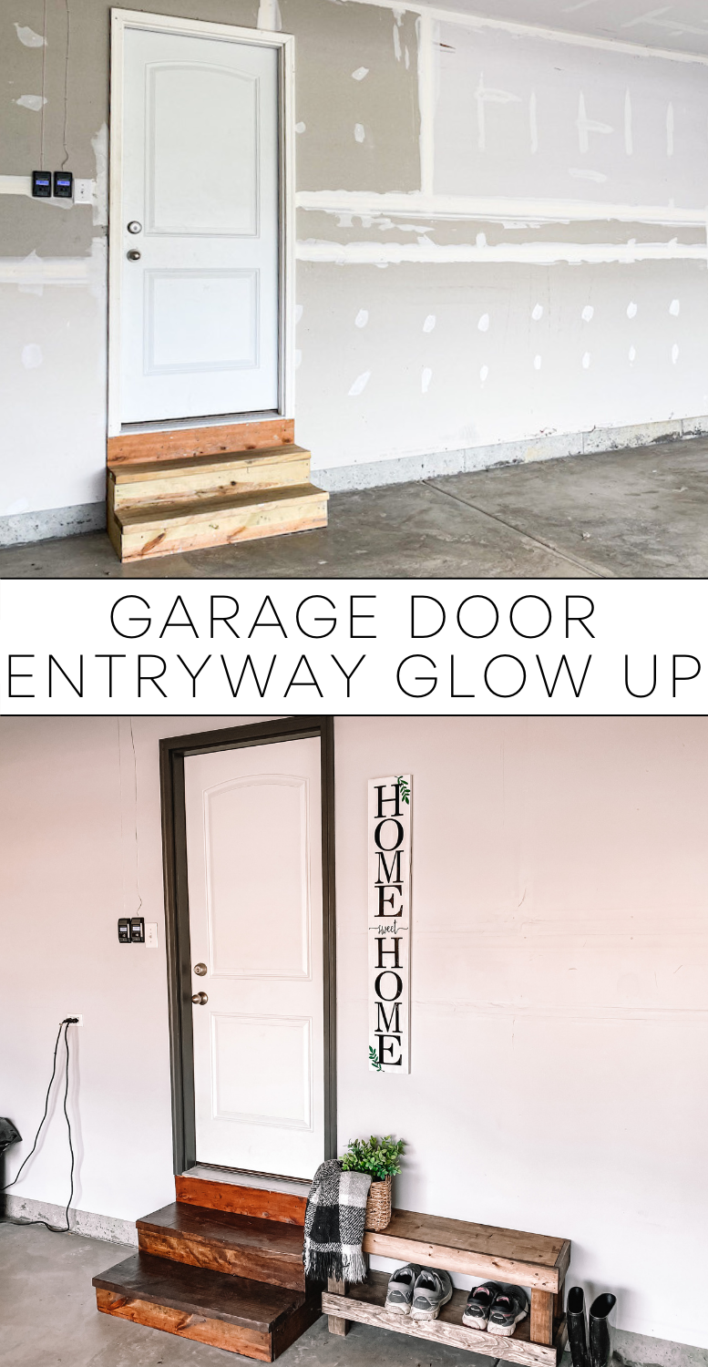 Garage Door Entryway Upgrade • Ashley Burk Home + Lifestyle