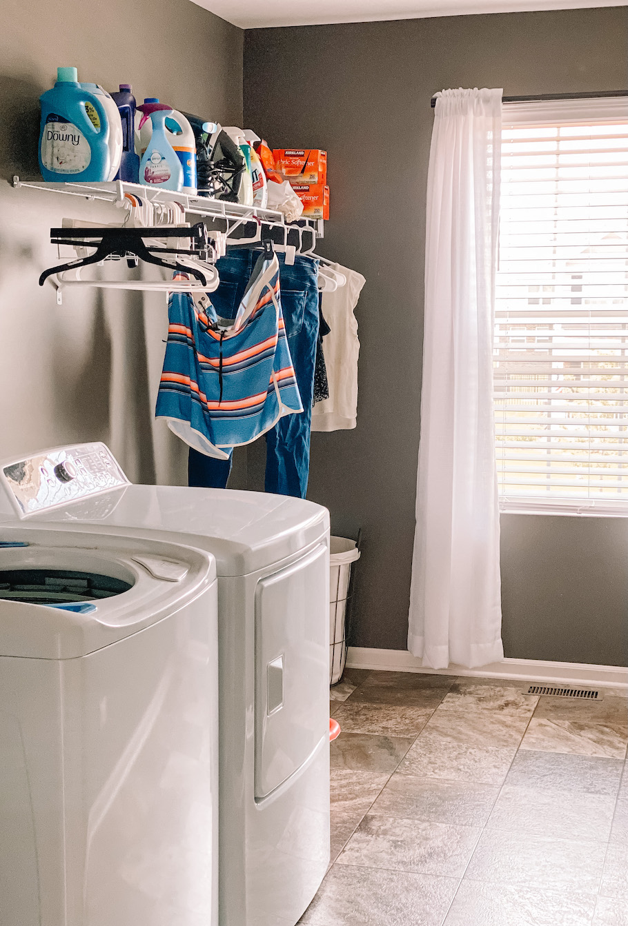 Laundry Room Storage Shelf