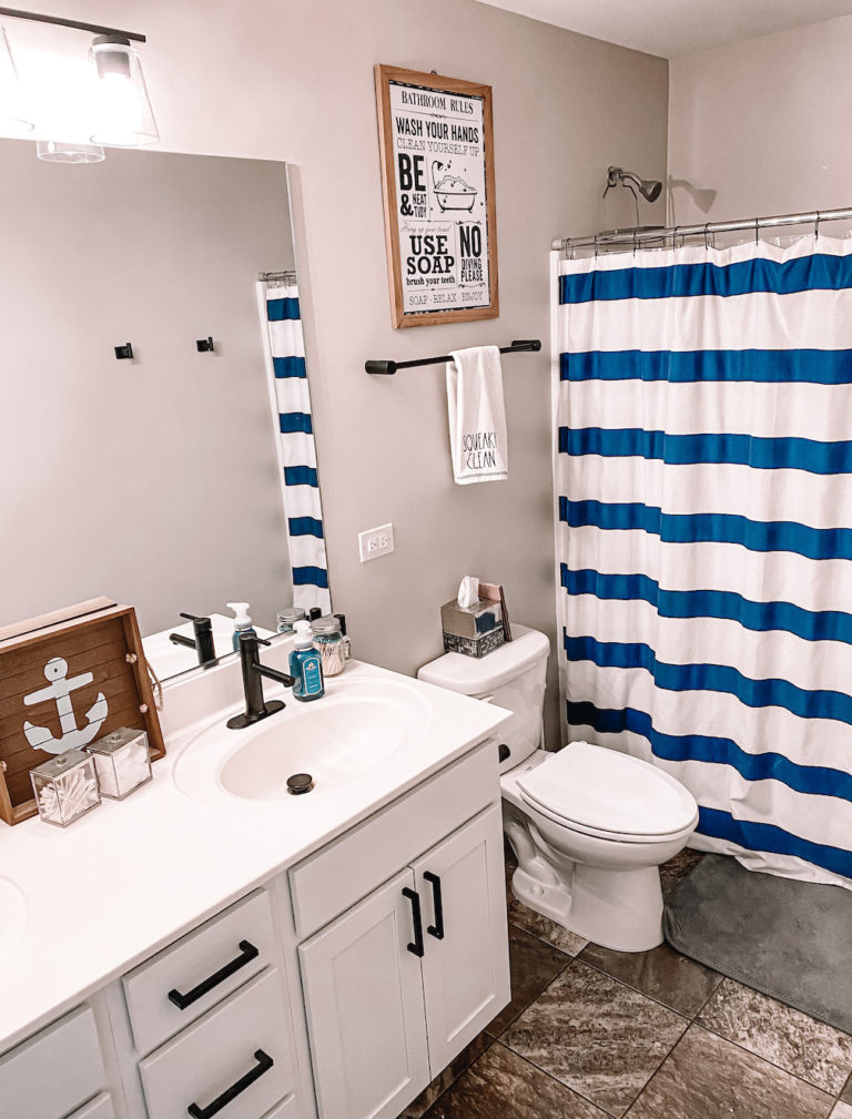 Decorating a Boho Farmhouse Bathroom — Ashley Burk Home + Lifestyle