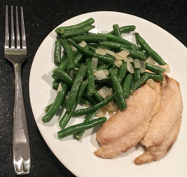 Seafood Dinner Fish and Veggies