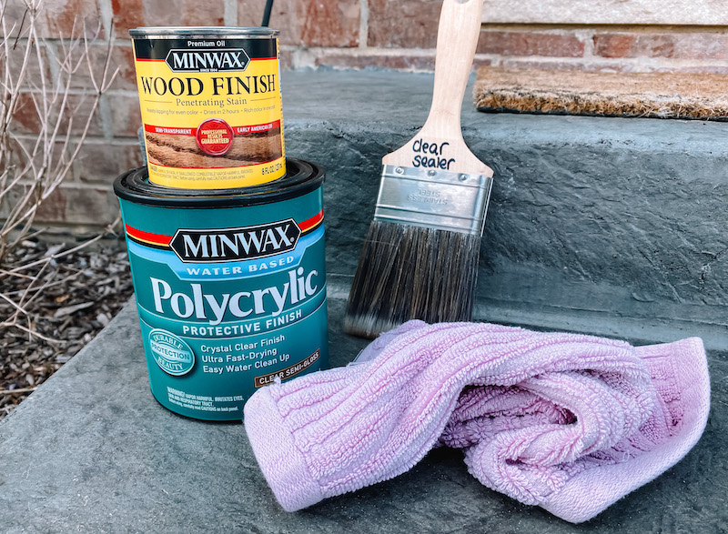 How to Stain a Wood Clock • Ashley Burk Home + Lifestyle