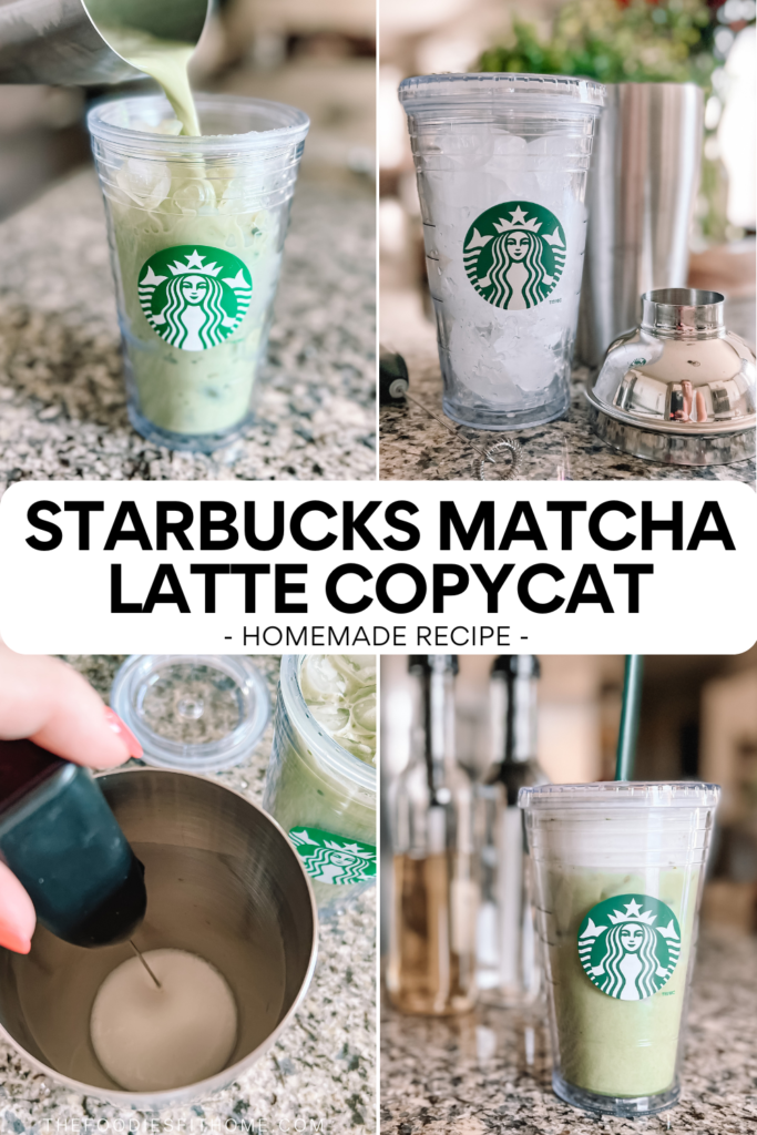 Starbucks Iced Matcha Latte Copycat - Modern Farmhouse Eats