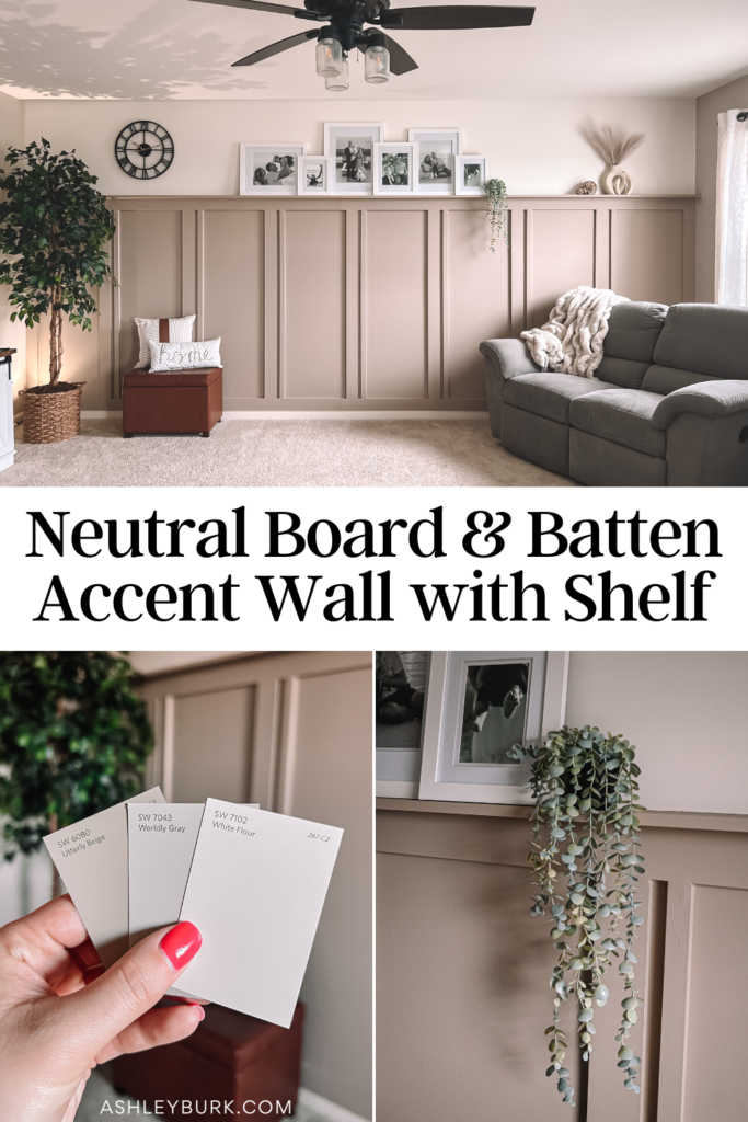 DIY Board and Batten Wall & Paint Project with Home Depot - Color