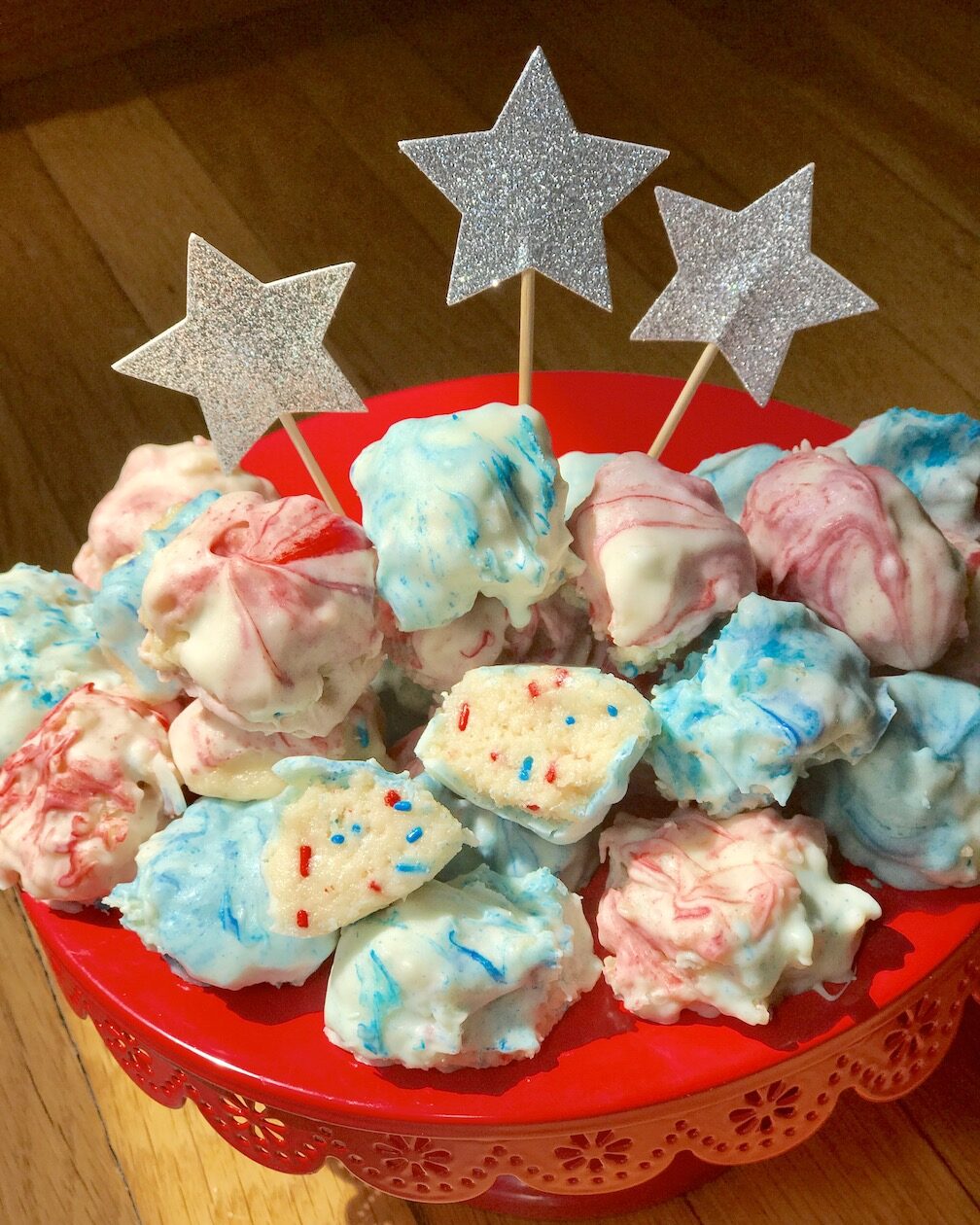 Patriotic Cake Pop Recipe