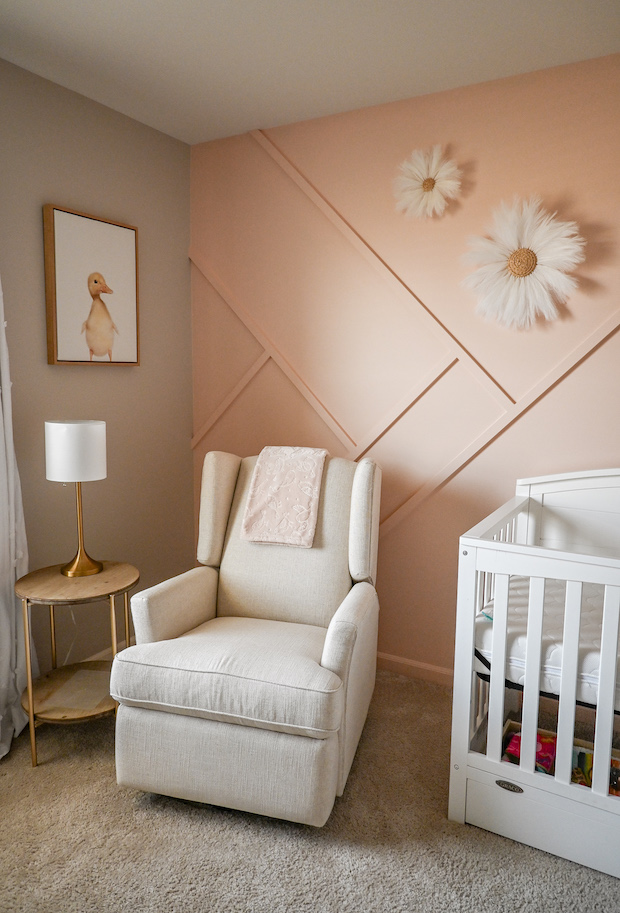 Designing a Soft Peach Baby Girl Nursery • Ashley Burk Home + Lifestyle